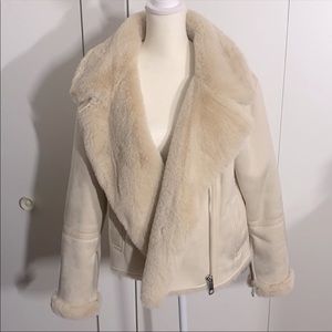 Zara faux suade jacket